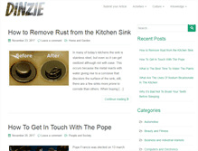 Tablet Screenshot of dinzie.com
